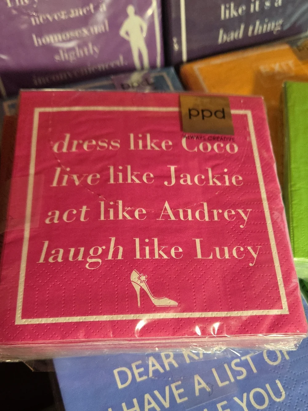 Nine Packages Paper Cocktail Napkins